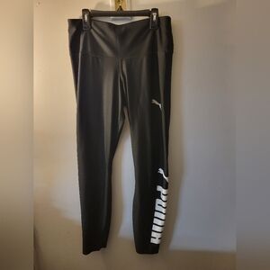 Puma Black Leggings with Logo